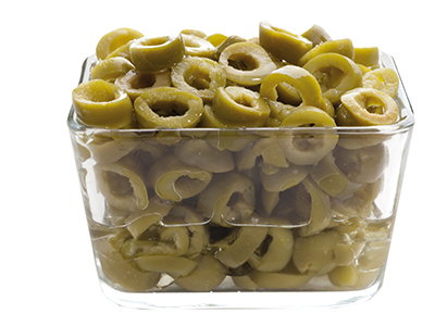 Olive verdi rondelle