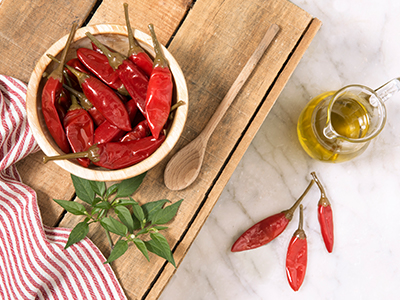 Peperoni lunghi piccanti Calabresi